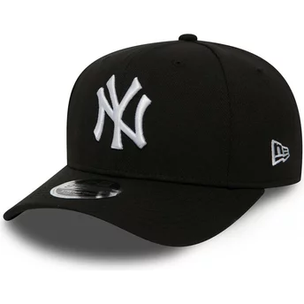 Gorra curva negra snapback 9FIFTY Stretch Snap de New York Yankees MLB de New Era