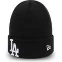 berretto-nero-essential-cuff-dei-los-angeles-dodgers-mlb-di-new-era