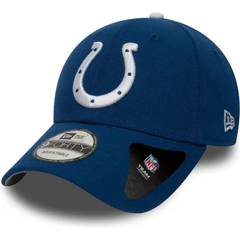 Casquette courbée bleue et blanche ajustable 9FORTY The League Indianapolis Colts NFL New Era