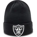 gorro-nero-essential-cuff-dei-las-vegas-raiders-nfl-di-new-era