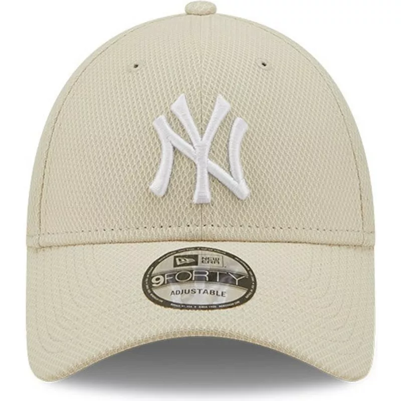 New Era New York Yankees Diamond Era 9FORTY Baseball Cap Beige Man