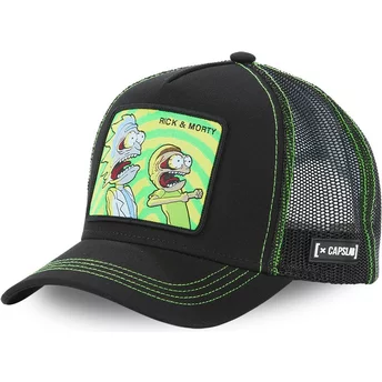 Capslab PSY2 Rick and Morty Black Trucker Hat