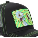 capslab-psy2-rick-and-morty-black-trucker-hat