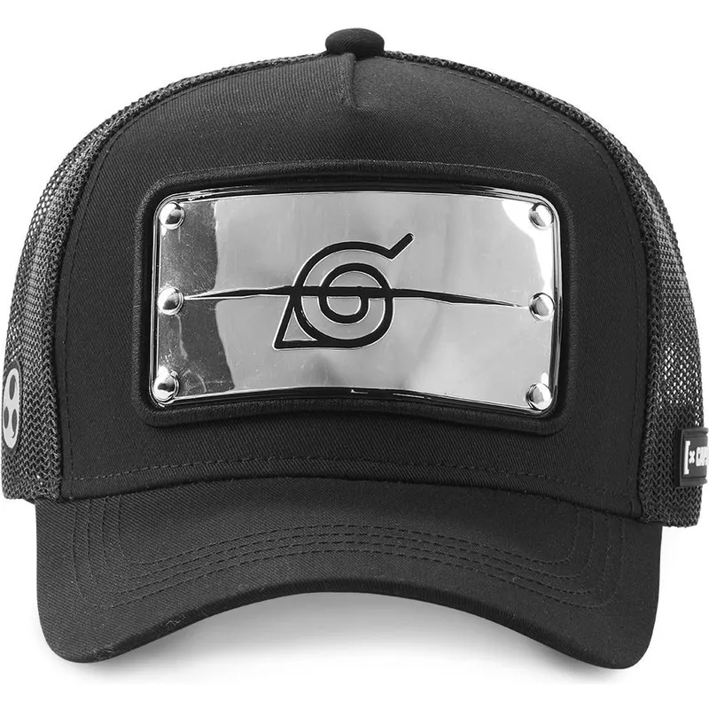 cap-gebogen-black-snapback-konoha-naruto-van-capslab