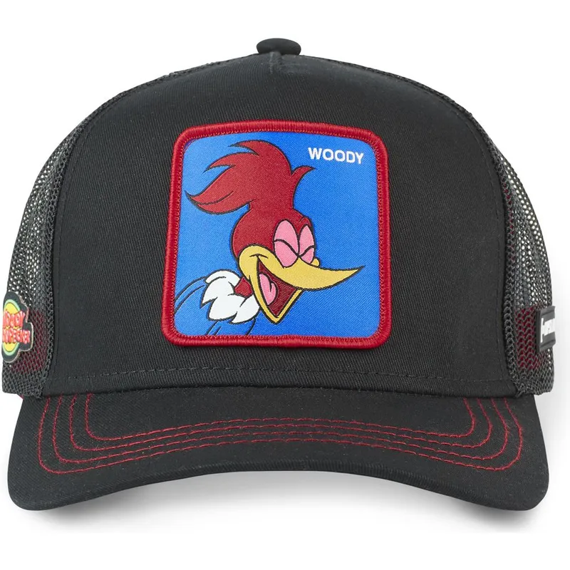 petten-gebogen-zwart-snapback-woo2-woody-woodpecker-van-capslab petten-gebogen-zwart-snapback-woo2-woody-woodpecker-van-capslab