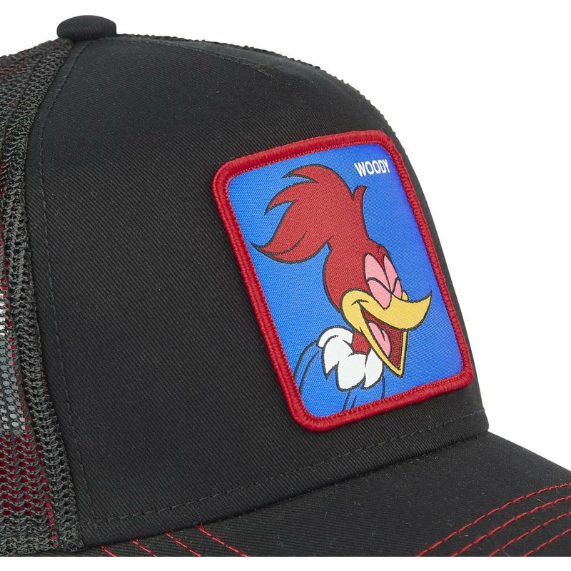 capslab-woody-woodpecker-woo2-black-trucker-hat
