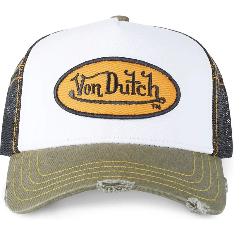 hvid-sort-og-gron-trucker-kasket-sum-yel-fra-von-dutch