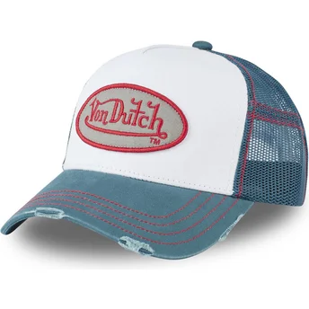 Petten gebogen wit snapback SUM van Von Dutch