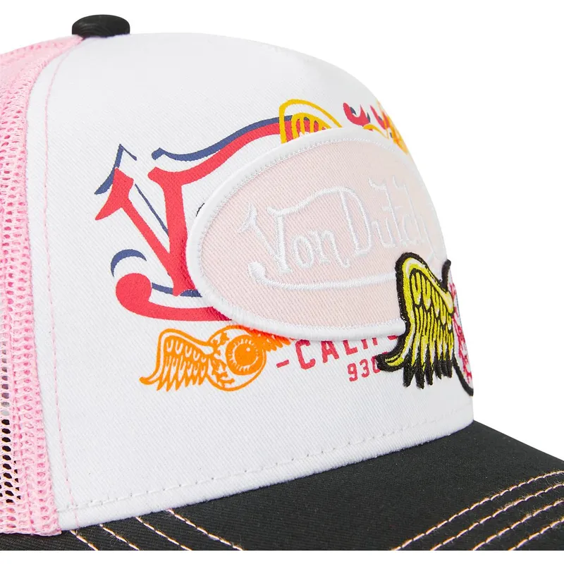 petten-gebogen-roze-snapback-van-von-dutch