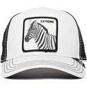 casquette-trucker-blanche-et-noire-zebre-extreme-exxxtreme-the-farm-goorin-bros