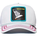 cappello-trucker-bianco-uccello-gabbiano-beach-bum-beach-bomber-the-farm-di-goorin-bros