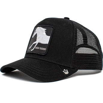 Casquette trucker noire cheval High Rider Ride High The Farm Goorin Bros.