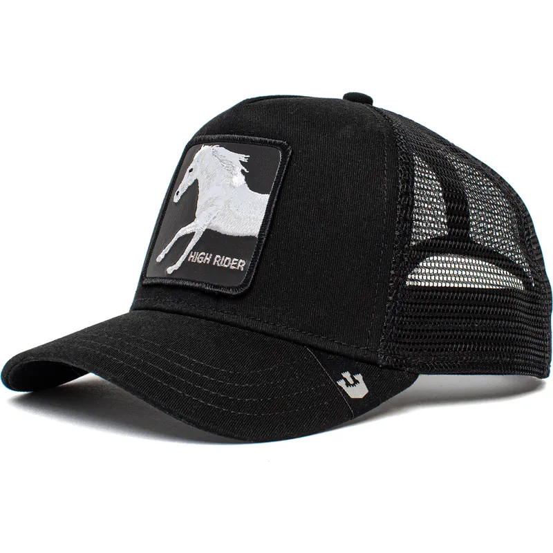 petten-gebogen-zwart-snapback-high-rider-ride-high-the-farm-van-goorin-bros petten-gebogen-zwart-snapback-high-rider-ride-high-the-farm-van-goorin-bros