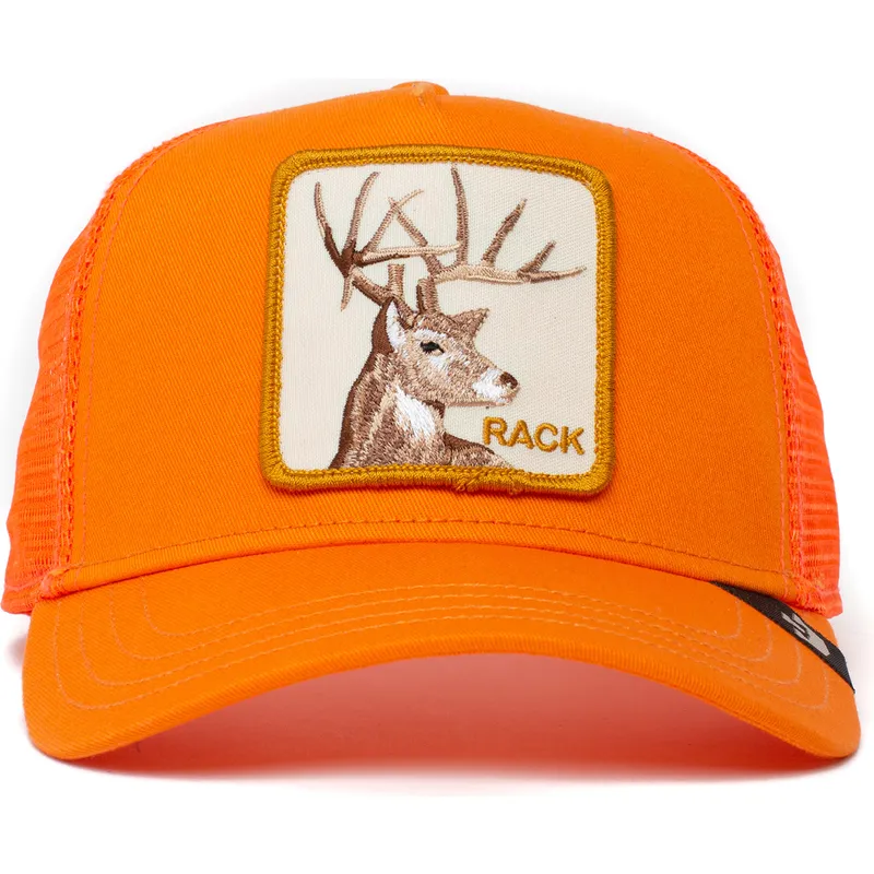 petten-gebogen-oranje-snapback-the-deer-rack-the-farm-van-goorin-bros