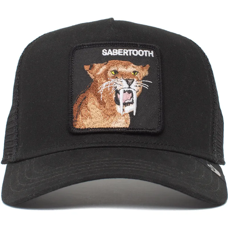 Cappellino Wolf Tooth Trucker – Unisex – Nero – Visiera Curva E Retro In Mesh – Regolabile Con Chiusura A 7 Fori - 3
