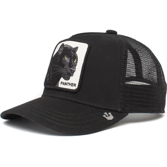 Sort truckerkasket til dreng med panter Panther Cub The Farm fra Goorin Bros.