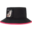 chapeau-seau-noir-et-rose-loup-lone-wolf-costa-lobo-the-farm-goorin-bros