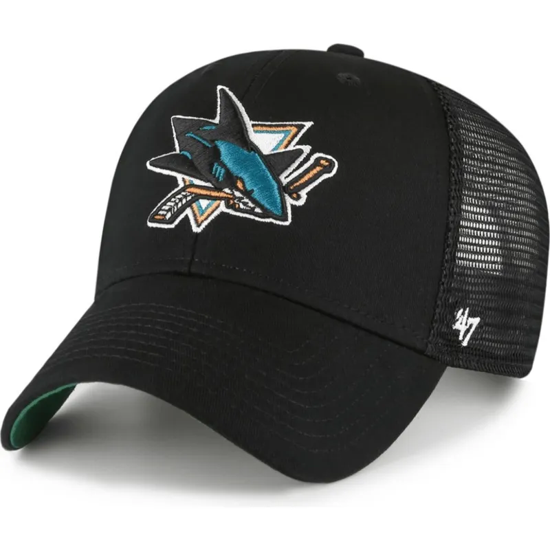 casquette-trucker-noire-mvp-branson-san-jose-sharks-nhl-47-brand