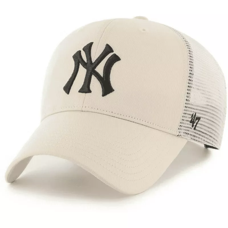 47 Brand Snapback Cap - Branson New York Yankees Natural Beige