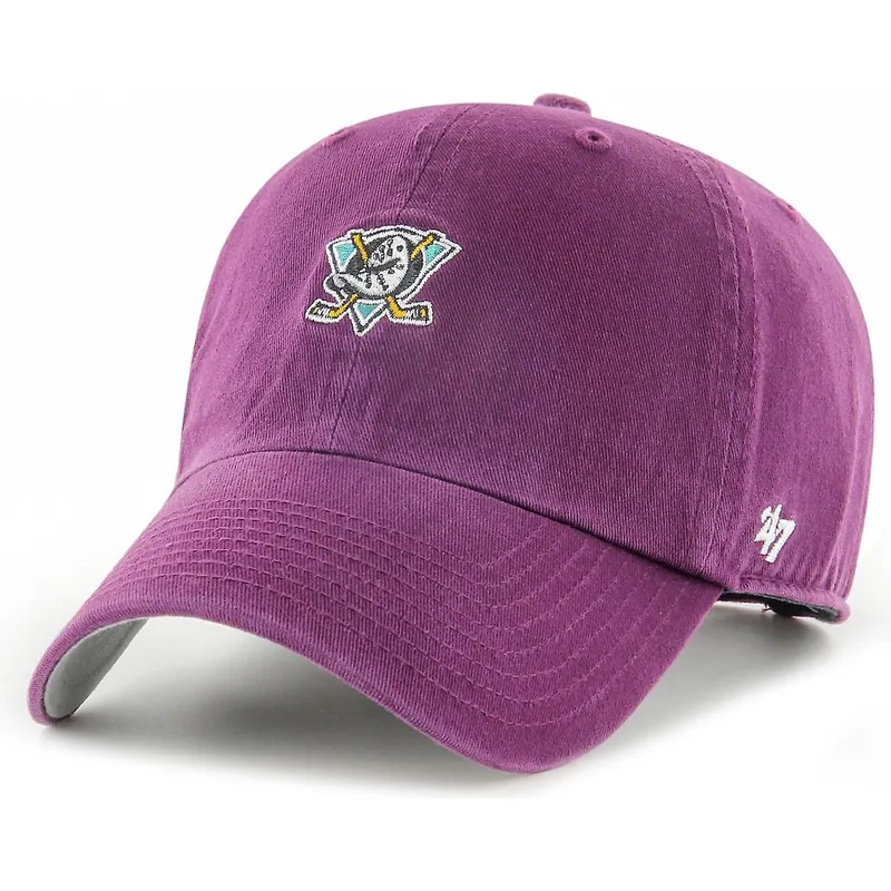 petten-gebogen-rood-verstelbaar-clean-up-base-runner-van-anaheim-ducks-nhl-van-47-brand