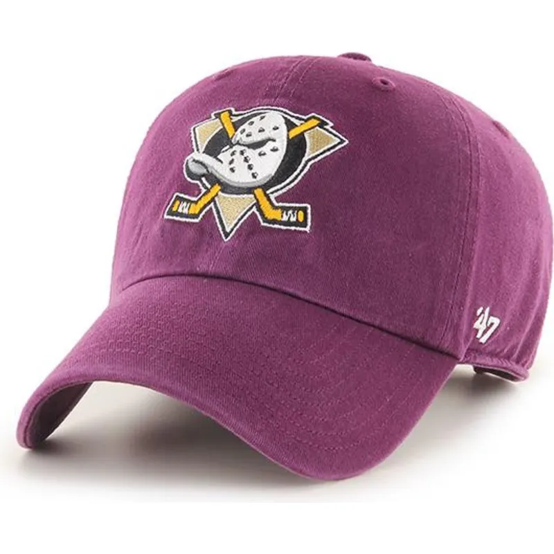 petten-gebogen-paars-verstelbaar-clean-up-van-anaheim-ducks-nhl-van-47-brand petten-gebogen-paars-verstelbaar-clean-up-van-anaheim-ducks-nhl-van-47-brand