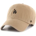 petten-gebogen-bruin-verstelbaar-clean-up-base-runner-van-los-angeles-dodgers-mlb-van-47-brand