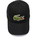 petten-gebogen-zwart-verstelbaar-contrast-strap-oversized-crocodile-van-lacoste