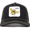 svart-truckerkeps-queen-bee-med-bi-fran-goorin-bros