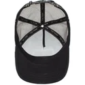 casquette-trucker-noire-abeille-queen-bee-goorin-bros