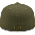 cappellino-piatto-verde-aderente-59fifty-league-essential-dei-new-york-yankees-mlb-di-new-era