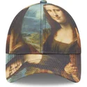 casquette-courbee-multicolore-ajustable-9forty-mona-lisa-le-louvre-new-era