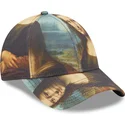 casquette-courbee-multicolore-ajustable-9forty-mona-lisa-le-louvre-new-era