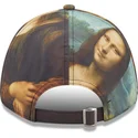 casquette-courbee-multicolore-ajustable-9forty-mona-lisa-le-louvre-new-era