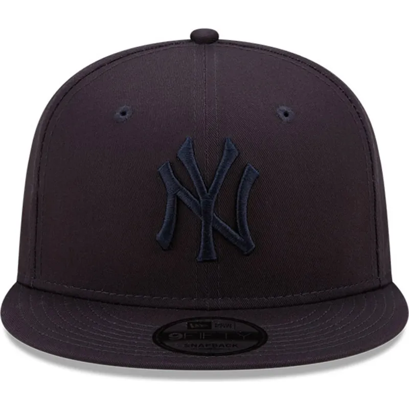 petten-plat-marineblauw-snapback-9fifty-league-essential-van-new-york-yankees-mlb-van-new-era