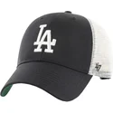 casquette-trucker-noire-et-blanche-mvp-branson-los-angeles-dodgers-mlb-47-brand