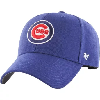 Gorra curva azul ajustable MVP de Chicago Cubs MLB de 47 Brand