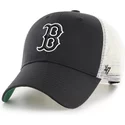 47-brand-black-logo-mvp-branson-boston-red-sox-mlb-black-and-white-trucker-hat