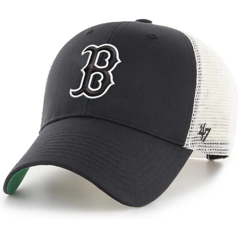 petten-gebogen-zwart-snapback-mvp-branson-van-boston-red-sox-mlb-van-47-brand petten-gebogen-zwart-snapback-mvp-branson-van-boston-red-sox-mlb-van-47-brand