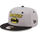 gra-och-svart-platt-keps-snapback-for-barn-9fifty-batman-dc-comics-karaktar-fran-new-era
