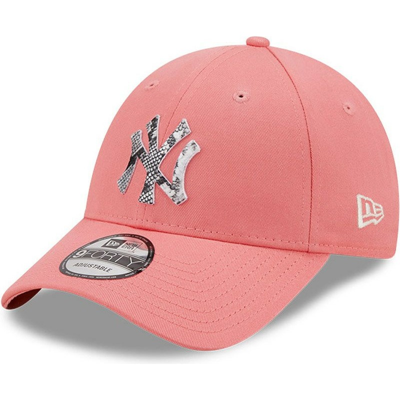 new-era-curved-brim-9forty-infill-new-york-yankees-mlb-pink-adjustable-cap