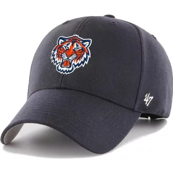 Gorra curva azul marino ajustable MVP Logo de Detroit Tigers MLB de 47 Brand