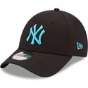 gorra-curva-negra-ajustable-con-logo-azul-9forty-neon-pack-de-new-york-yankees-mlb-de-new-era