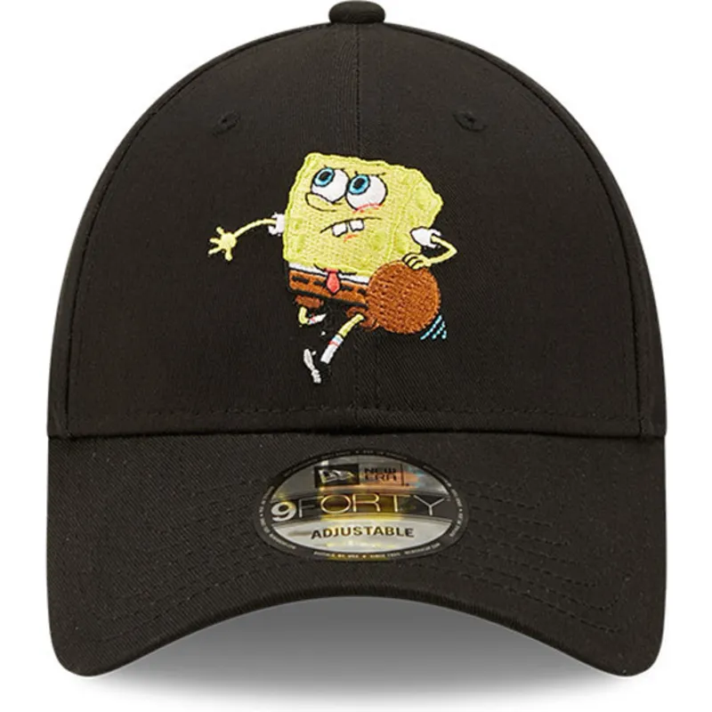 petten-gebogen-zwart-verstelbaar-9forty-sporty-van-spongebob-van-new-era