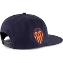 casquette-plate-bleue-marine-football-culture-amunt-valencia-cf-lfp-puma