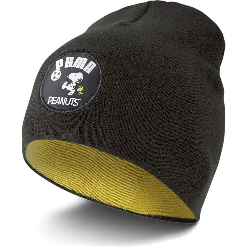 mutsen-zwart-voor-kinderen-classic-cuffless-van-snoopy-peanuts-van-puma