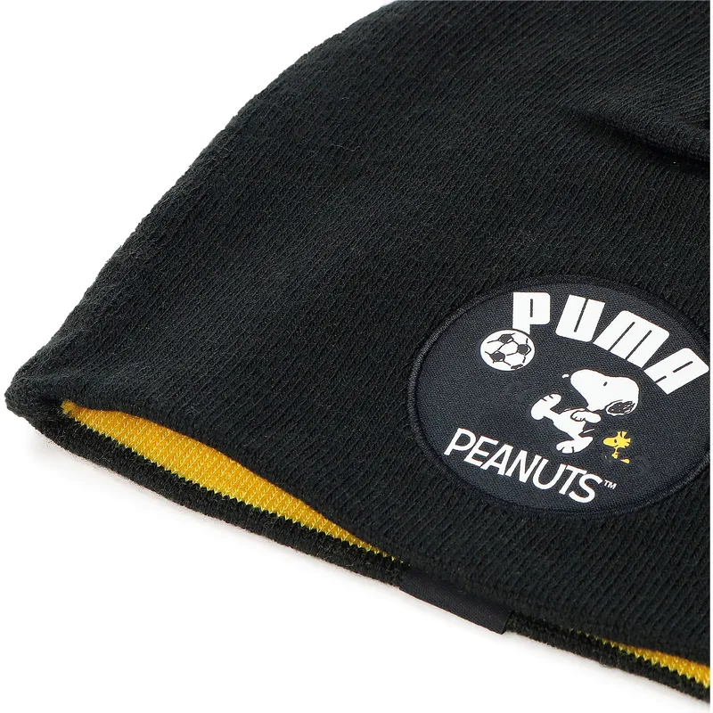 mutsen-zwart-voor-kinderen-classic-cuffless-van-snoopy-peanuts-van-puma