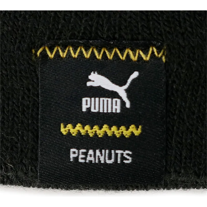 mutsen-zwart-voor-kinderen-classic-cuffless-van-snoopy-peanuts-van-puma
