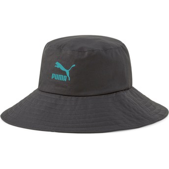 Bucket negro con logo azul para mujer Prime de Puma