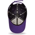 casquette-courbee-violette-ajustable-9forty-washed-pack-split-logo-los-angeles-lakers-nba-new-era