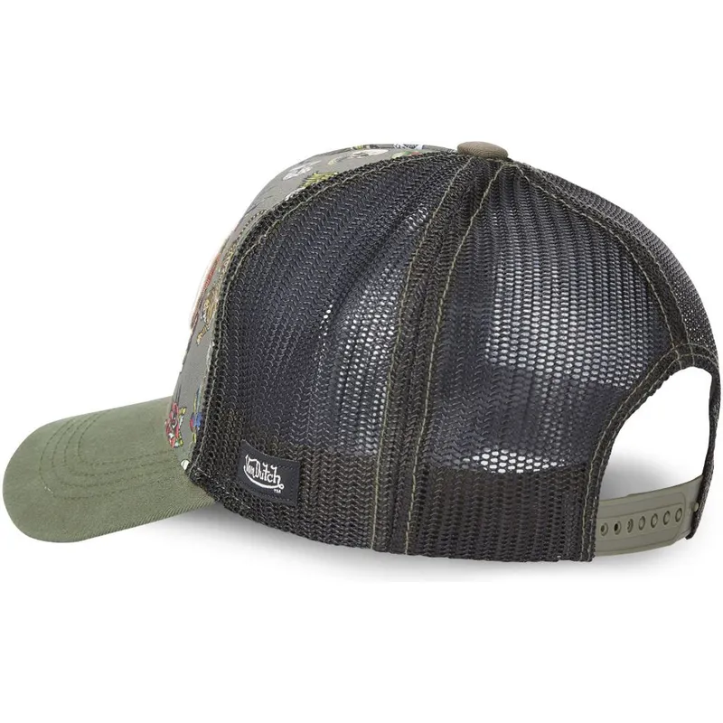 petten-gebogen-groen-snapback-van-von-dutch